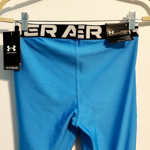 Metallic Blue Leggings | Size M - Picture 6 of 7